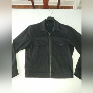 Frank & Oak Worker Jacket Navy Medium Mens